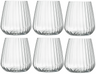 Luigi Bormioli Waterglazen - Tumblers - Speakeasies - 450 ml - 6 Stuks