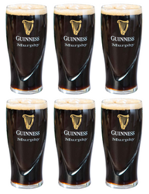 Guinness Bierglazen Pint 500 ml - 6 Stuks