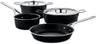 Alessi Cookware Set Pots&amp;Pans - AJM100S6 A - Noir - Ensemble 4 pièces - par Jasper Morrison