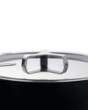 Alessi Pannenset Pots&Pans - AJM100S6 A - Zwart - 4 delige set - door Jasper Morrison