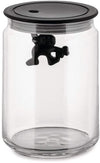 Alessi Voorraadpot Gianni A Little Man Holding On Tight - AMDR05 B - Zwart -  900 ml - door Mattia Di Rosa