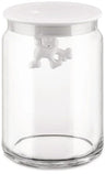 Alessi Pot de Rangement Gianni A Little Man Holding On Tight - AMDR05 W - Blanc - 900 ml - par Mattia Di Rosa