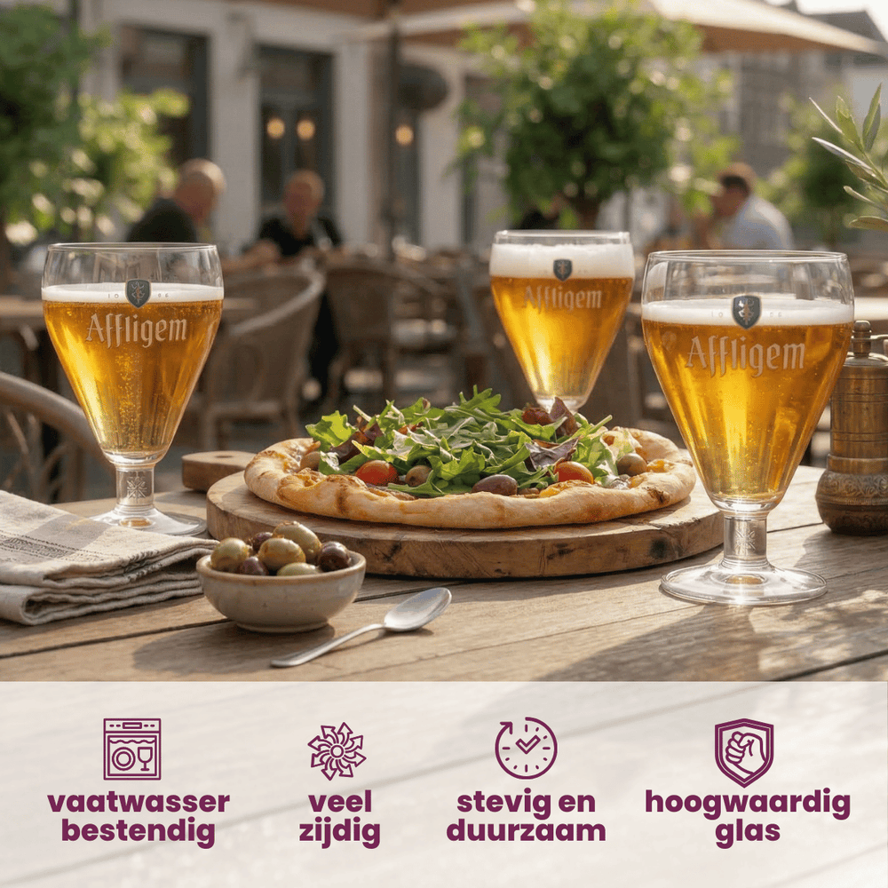 Bierglazen cadeau set - 3 stuks