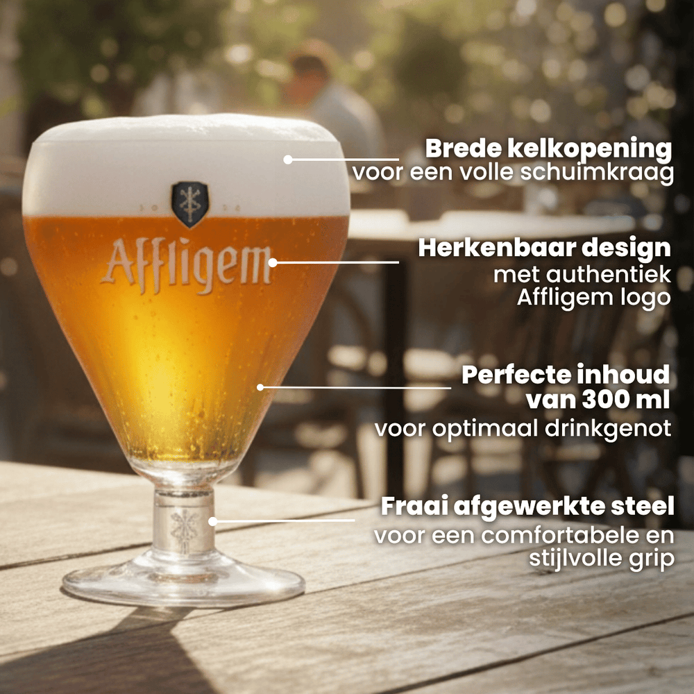 Affligem Bierglazen - 300 ml - 6 stuks