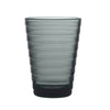 Iittala Glas Aino Aalto - Donkergrijs - 330 ml - 2 stuks