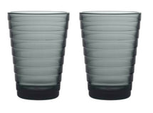 Verre Iittala Aino Aalto - Gris Foncé - 330 ml - 2 pièces