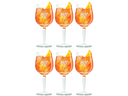 Aperol Spritz Glazen - 450 ml - Officieel Glas - 6 stuks