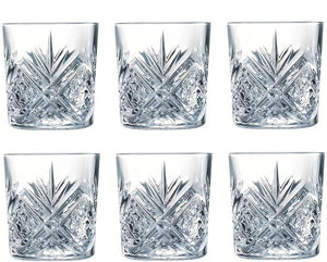 Arcoroc Whiskey Glazen - Tumblers - Waterglazen Broadway - 300 ml - 6 stuks