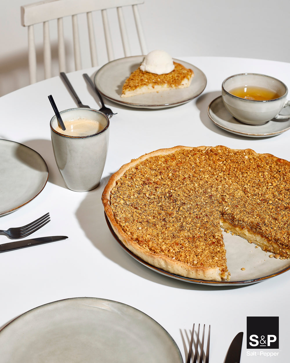 Salt & Pepper Kleine Kommen Artisan Groen ø 12 cm - 4 Stuks