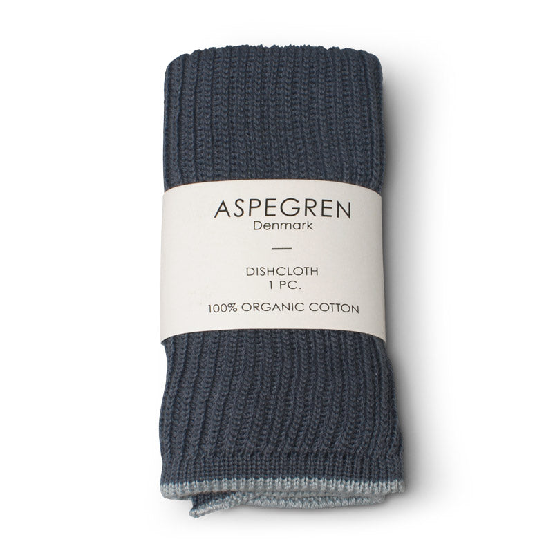 Aspegren Vaatdoekje Ripple Navy Blue 26 x 26 cm