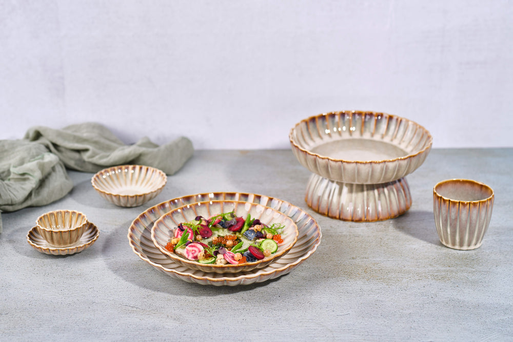 Cosy &amp; Trendy Assiette Plate Astera Perle Beige - ø 27,5 cm