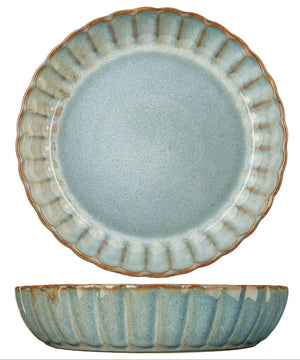 Cosy & Trendy Diepe Borden / Pastaborden - Astera Ocean Blauw - ø 22 cm - 4 Stuks