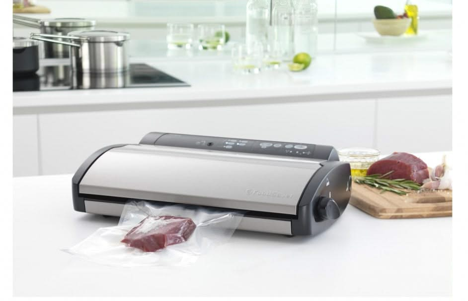 FoodSaver Machine à emballer sous vide Top Line - Acier inoxydable - V2860