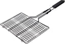 Cookinglife BBQ Hamburgergrill Fire & Flavour 32.5 x 22 cm - Non-Stick Metaal