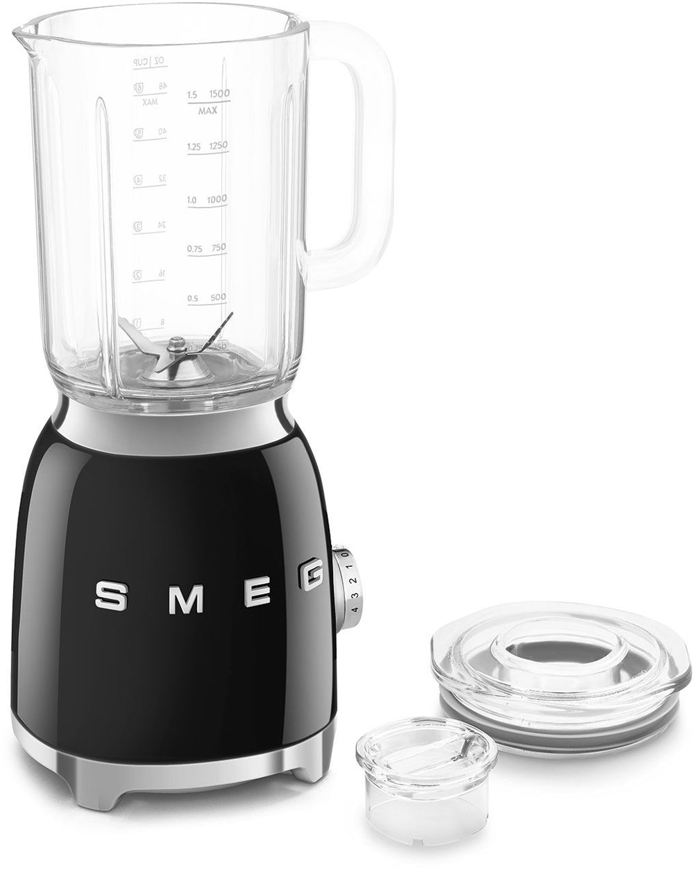 SMEG Blender - 800 W - zwart - 1.5 liter - BLF03BLEU