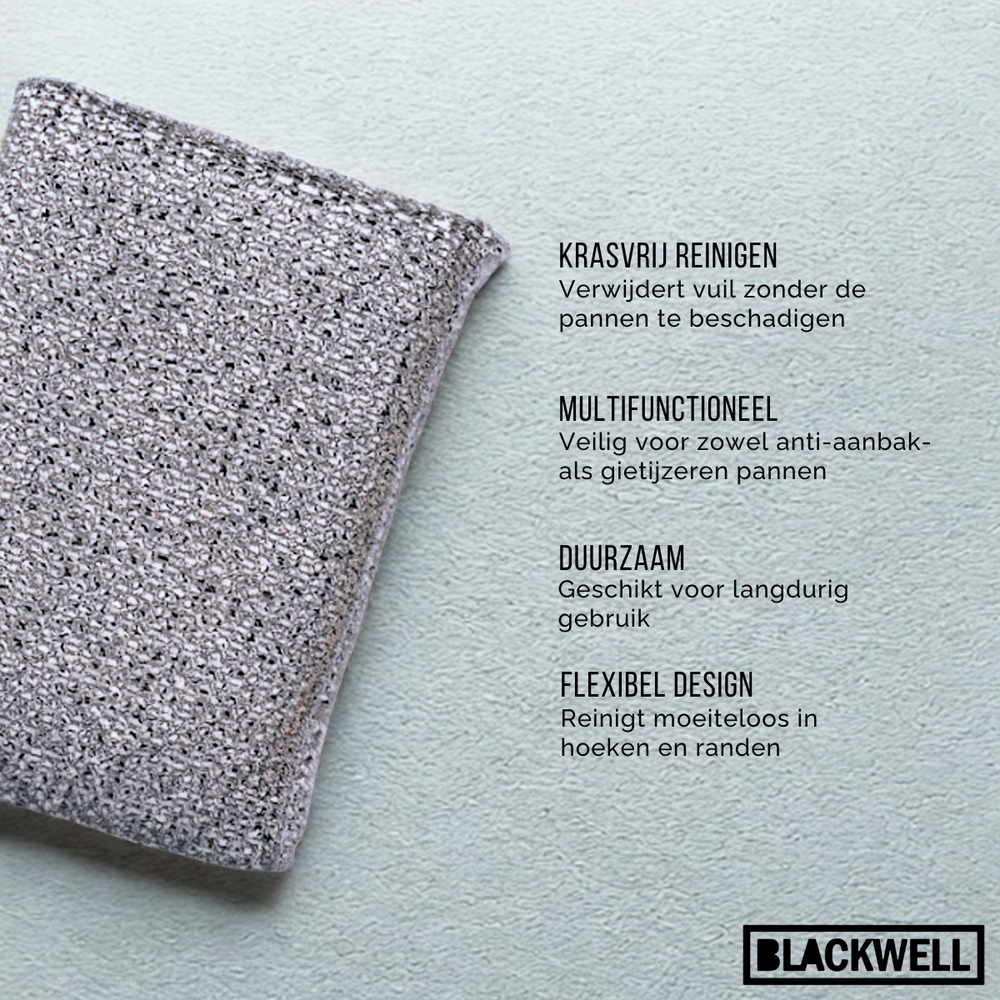 Blackwell Pannensponsje zilver