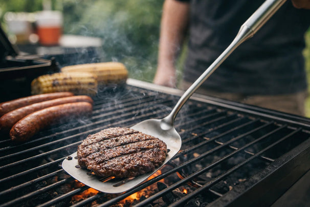 Cookinglife Spatelset ProLine RVS - Keukentoolset - 5-delig - Bakspaan, spatel, spaghettilepel, soeplepel & schuimspaan