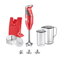 Bamix Set Mixeur Plongeant SwissLine - 200 W - Rouge