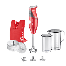 Bamix Set Mixeur Plongeant SwissLine - 200 W - Rouge