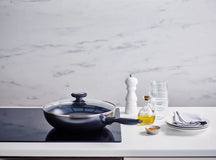 Beka Wokpan met glazen deksel Pro Induc ø 28 cm - keramische anti-aanbaklaag