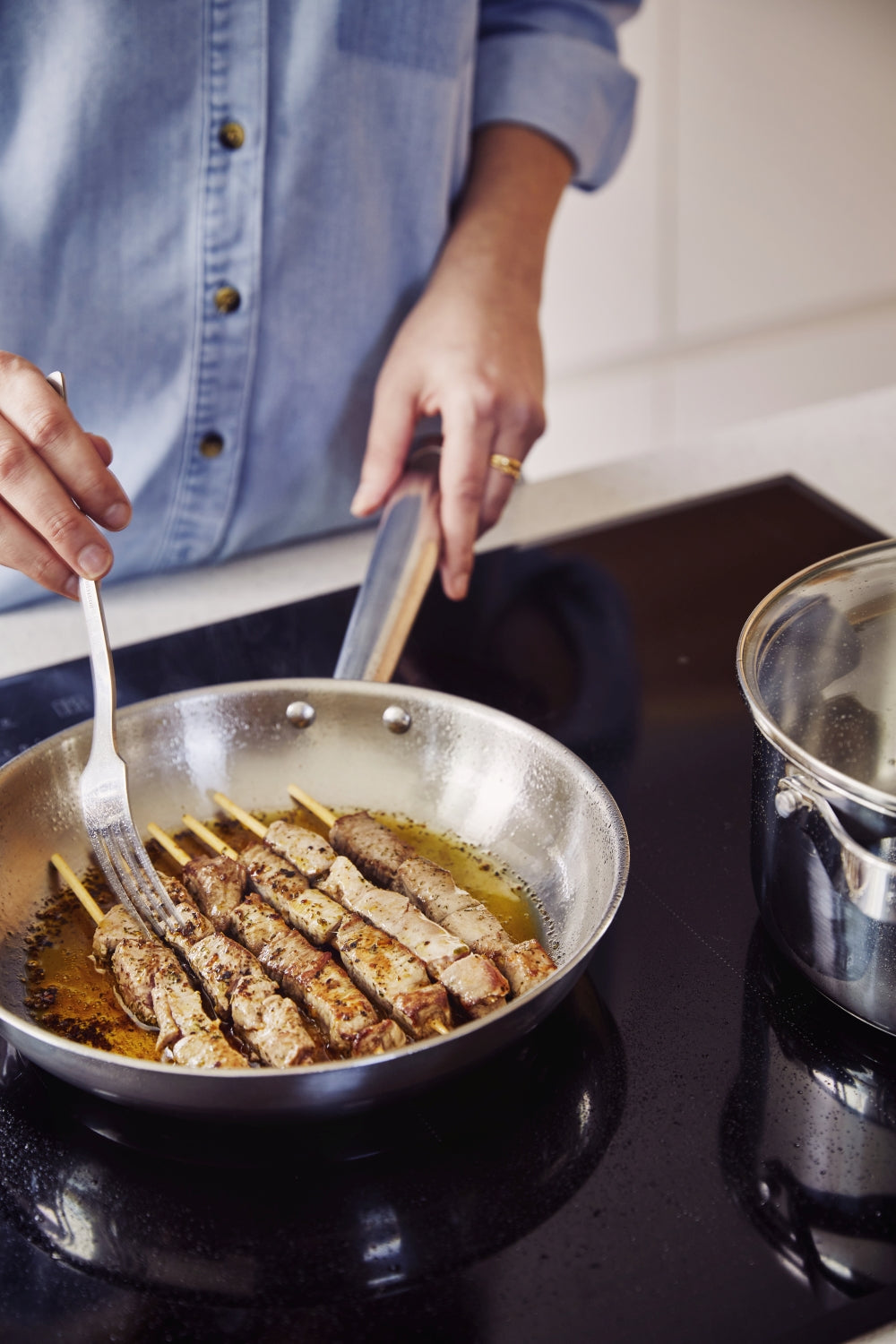 Beka Koekenpan Cicla - RVS - ø 28 cm - zonder anti-aanbaklaag - geschikt voor alle warmtebronnen