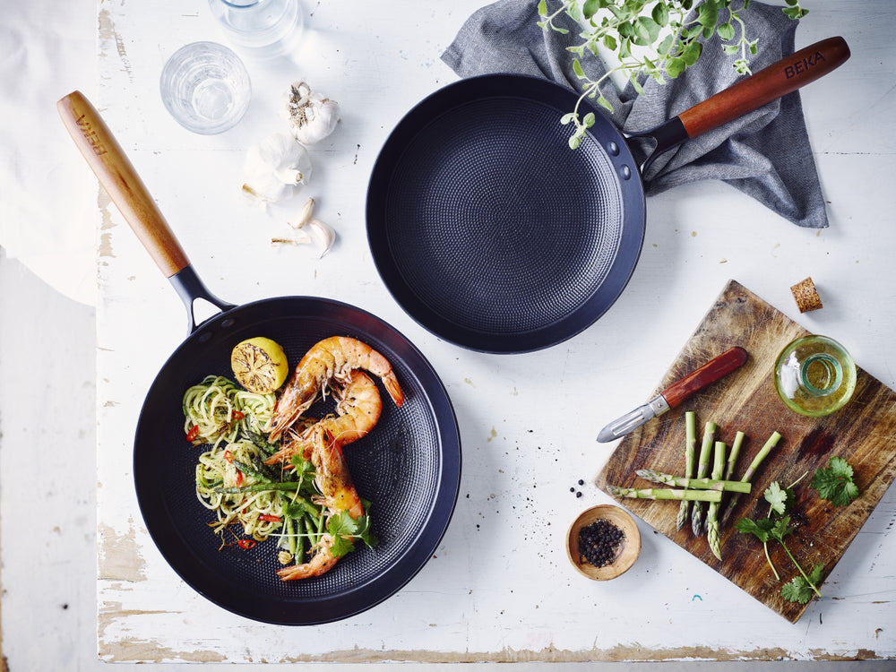 Beka Koekenpannenset Mandala Gietijzer ø 24 & 28 cm - keramische anti-aanbaklaag - geschikt voor alle warmtebronnen