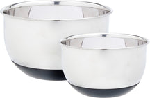 Cookinglife Beslagkommen / Mengkommen - Anti-slip - RVS - 2 stuks