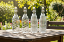 Cookinglife Beugelflessen Dots & Lines - 1 Liter - 4 stuks