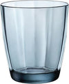 Bormioli Rocco Waterglazen Pulsar - Blauw - 300 ml - 6 stuks