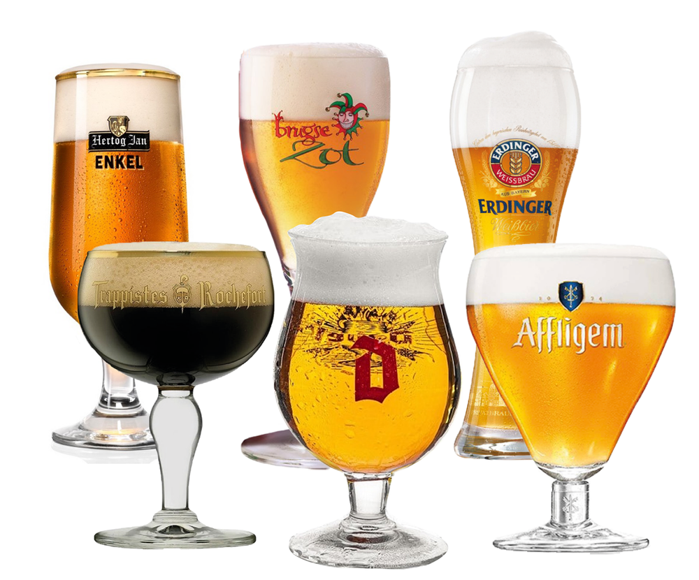 Bierglazen cadeau set - Ratjetoe - 6 stuks