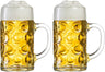 Chope à bière Oktoberfest - 1 litre - 2 pièces