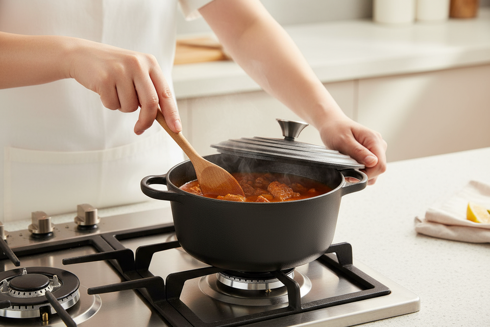 Blackwell Braadpan Cast Iron Gietijzer ø 20 cm - geëmailleerde anti-aanbaklaag