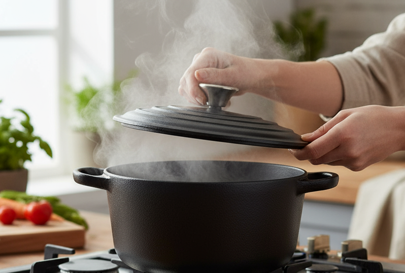 Blackwell Braadpan Cast Iron Gietijzer ø 24 cm - geëmailleerde anti-aanbaklaag