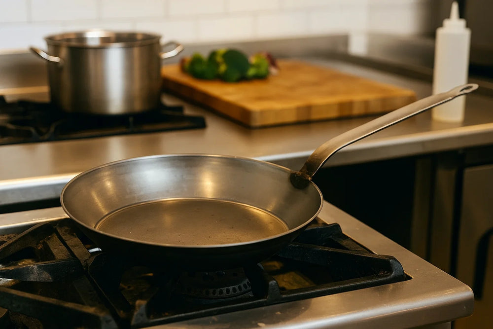 Blackwell Koekenpan Plaatstaal - Lyonnaiserpan - ø 30 cm - zonder anti-aanbaklaag