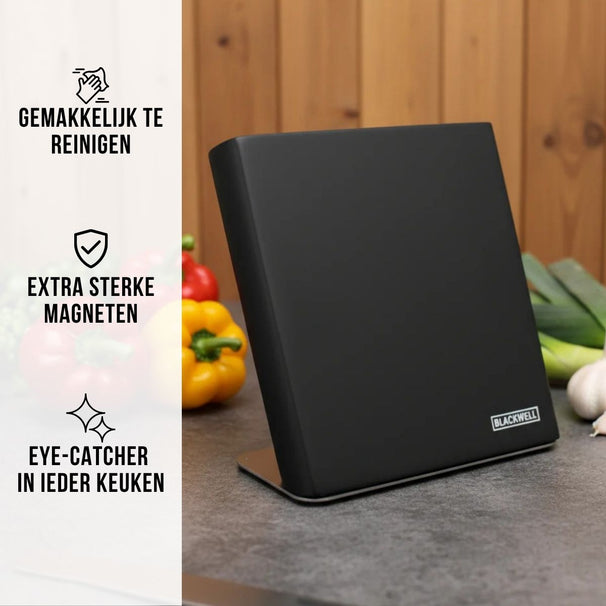 Blackwell Messenblok - Magnetisch Zwart - zonder messen