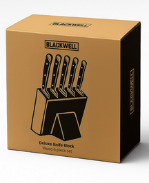 Blackwell Messenblok - Deluxe - Koksmes, Broodmes, Vleesmes, Officemes & Schilmes 6-delig