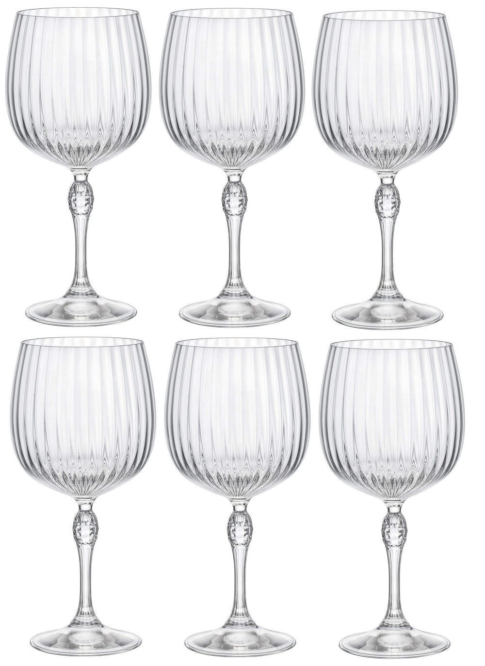 Verres à Gin Tonic Bormioli Rocco America 20's 740 ml - Lot de 6