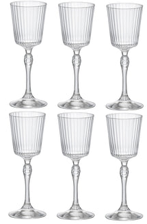 Bormioli Rocco Verres à liqueur Amérique années 20 80 ml - 6 pièces