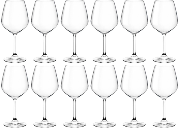 Bormioli Rocco Rode Wijnglazen Restaurant - 525 ml - 12 stuks