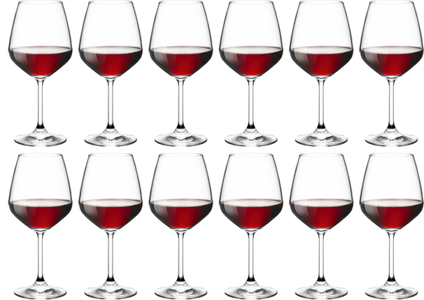 Bormioli Rocco Rode Wijnglazen Restaurant - 525 ml - 12 stuks