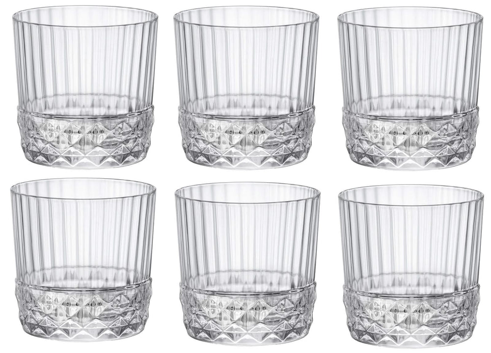 Verres à Whisky Bormioli Rocco America 20's - 300 ml - 6 pièces