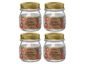 Bormioli Rocco Weckpot Quattro Stagioni - ø 8.5 cm / 250 ml - 4 stuks