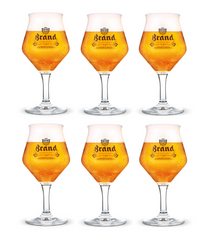 Verres à Bière de Marque Diamant sur Pied - 250 ml - 6 pièces