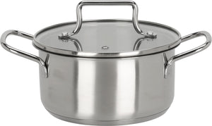 Cookinglife Kookpan Essential Steel RVS Ø 22 cm - 3.8 liter - geschikt voor alle warmtebronnen