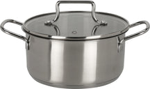 Pannenset 4-Delig Essential Steel RVS - Kookpannen ø 16, 18, 20 cm & Steelpan ø 16 cm - geschikt voor alle warmtebronnen - Cookinglife