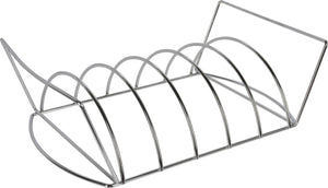 Cookinglife BBQ Sparerib Rek Fire & Flavour - Hittebestendig Staal - Grillen van Vlees en Gevogelte