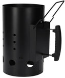 BBQ Starter Brikettenstarter 30.5 cm - Hittebestendig Metaal Zwart - Cookinglife