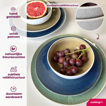 Cookinglife Ontbijtborden / Dessertborden Belize ø 21 cm - 6 stuks