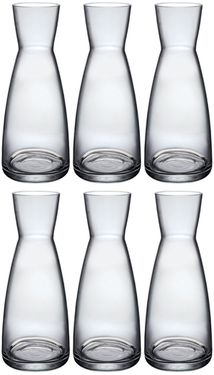 Bormioli Rocco Karaffen Ypsilon - Transparant - 1 liter - 6 stuks