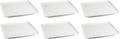 BonBistro Dinerbord Yong Squito 26 x 26 cm - Wit - 6 stuks